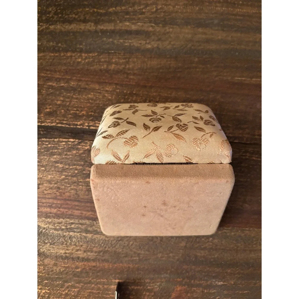 VINTAGE Jewelry Box‎ with Mirror Some stains as shown